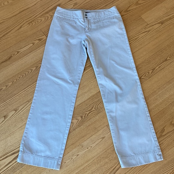 Vintage American Eagle Outfitters Pant Creme /Khaki Size 4 - Picture 1 of 13